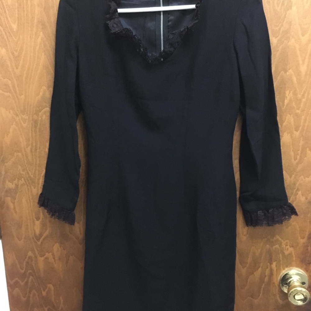 Vintage 60s crepe dress last chance - Picture 2 of 7